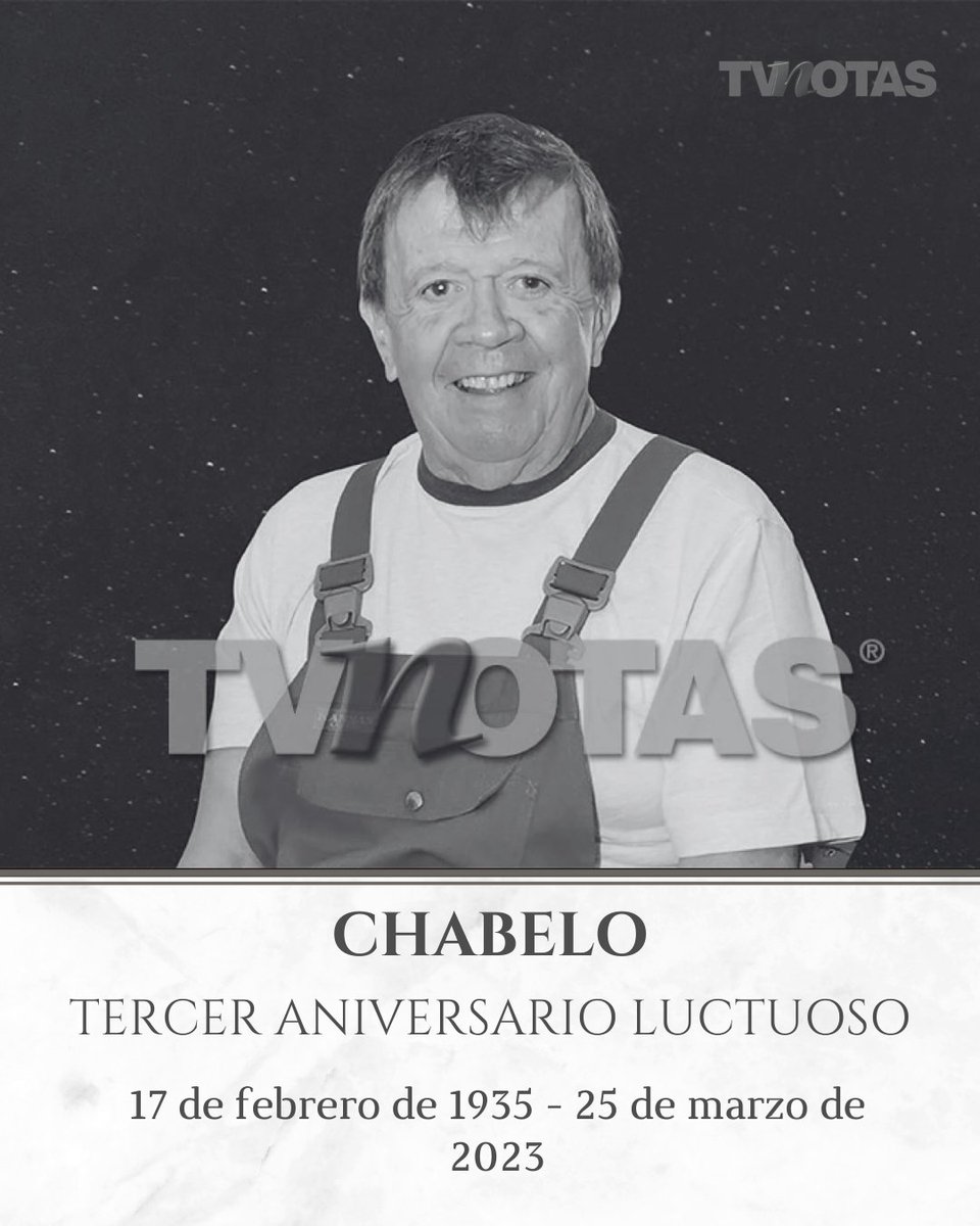 TVNotasmx's tweet photo. 🕊️✨ ¡DESCANSE EN PAZ!
Xavier López 'Chabelo', ícono de la televisión y el entrañable “amigo de todos los niños”, dejó una huella imborrable en generaciones enteras 📺💛
En TVNotas lo recordamos con cariño y admiración por el legado que construyó a lo largo de su carrera.
Hace 3 años, un día como hoy, 25 de marzo de 2023, partió físicamente, pero su alegría y esencia siguen más vivas que nunca 💔