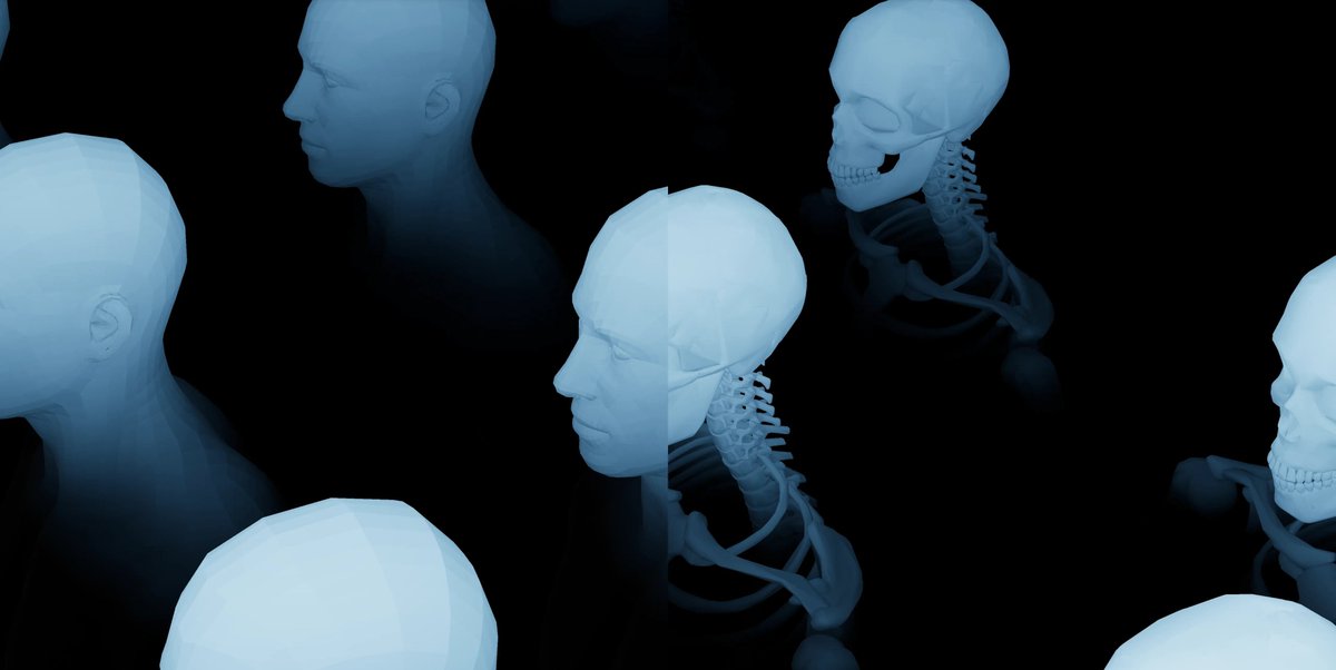 abduzeedo's tweet image. Move your cursor over 3D figures and fluid dynamics reveal glowing skeletons beneath. Cullen Webber's WebGPU tutorial shows how to build it in Three.js using TSL instead of raw GLSL.

👉 abduzeedo.com/how-build-thre…

#ThreeJS #WebGPU #CreativeCoding