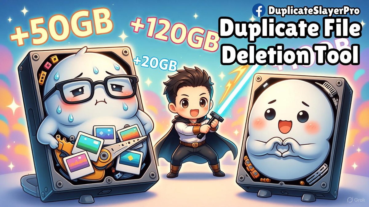wenfa43WoW's tweet photo. 🚀 DuplicateSlayerPro V4 刪檔神器🚀

Stop wasting storage! / 硬碟救星！ 🛠️

✅ PDF/Image Thumbnails (支援縮圖) ✅ Smart Match (智能比對) ✅ EN/CH UI (中英介面)
📖 Intro: https://t.co/ma7qU95lo4
💻 GitHub: https://t.co/URoCITa44u
#python #刪檔工具 #小工具推薦 #Cleanup #Efficiency https://t.co/BtbBuqQt04