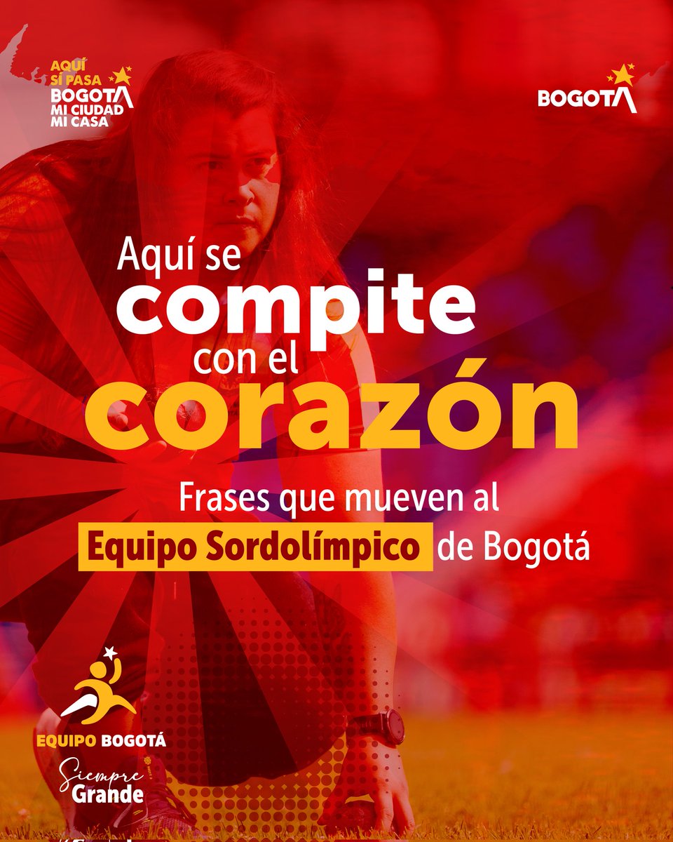 IDRD's tweet photo. 🤟🏽💛❤️ Aquí se compite con el corazón.🚴🏻‍♂️

Detrás de cada entrenamiento hay disciplina, detrás de cada logro hay esfuerzo, y detrás de cada historia hay una voz que inspira. https://t.co/bOfw5KOCab
