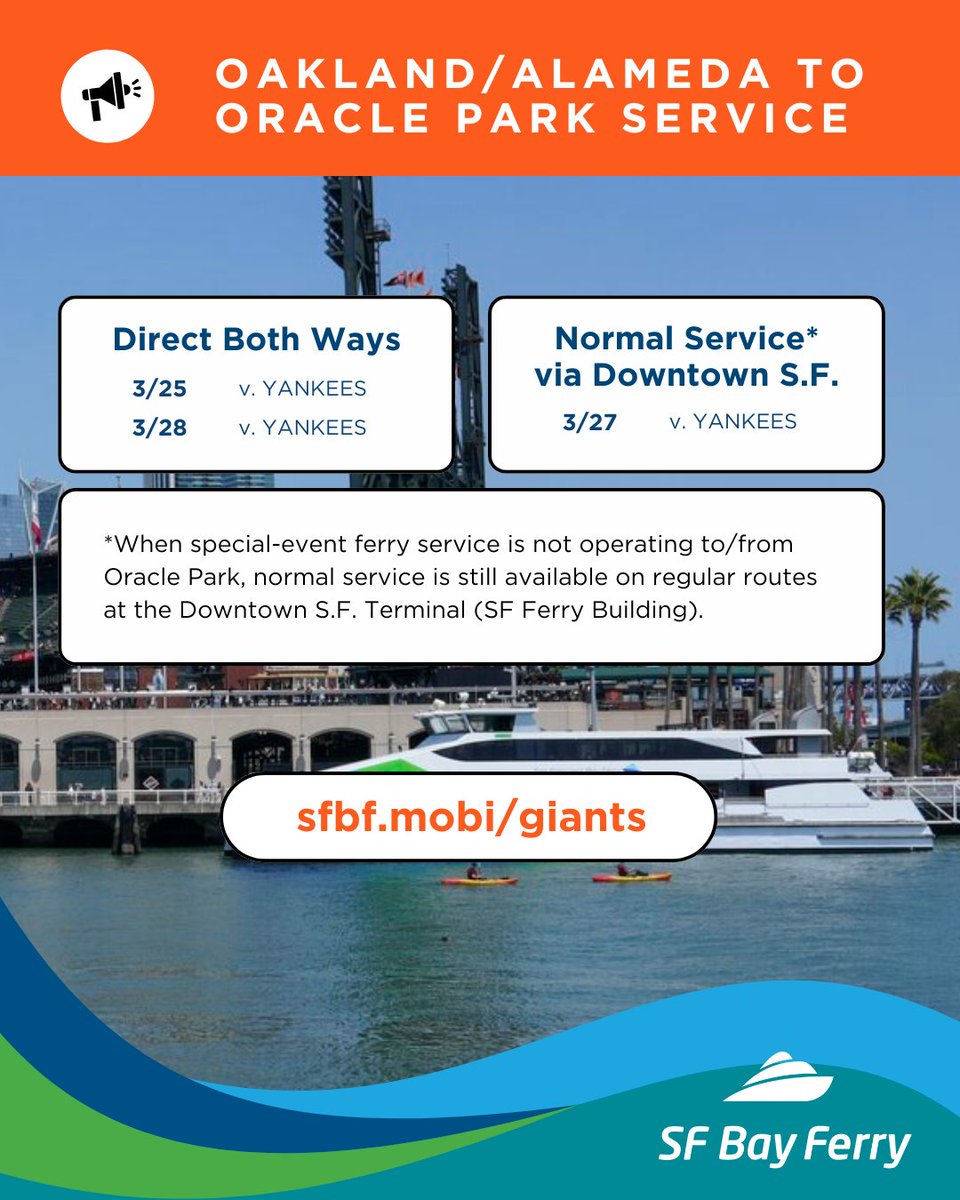 San Francisco Bay Ferry tweet media