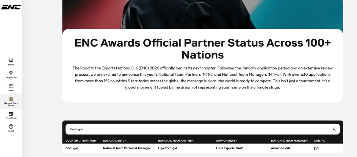 SAW e Luna Esports venceram (a FPDE) (n)a corrida à organização portuguesa para a Esports Nations Cup 🔔