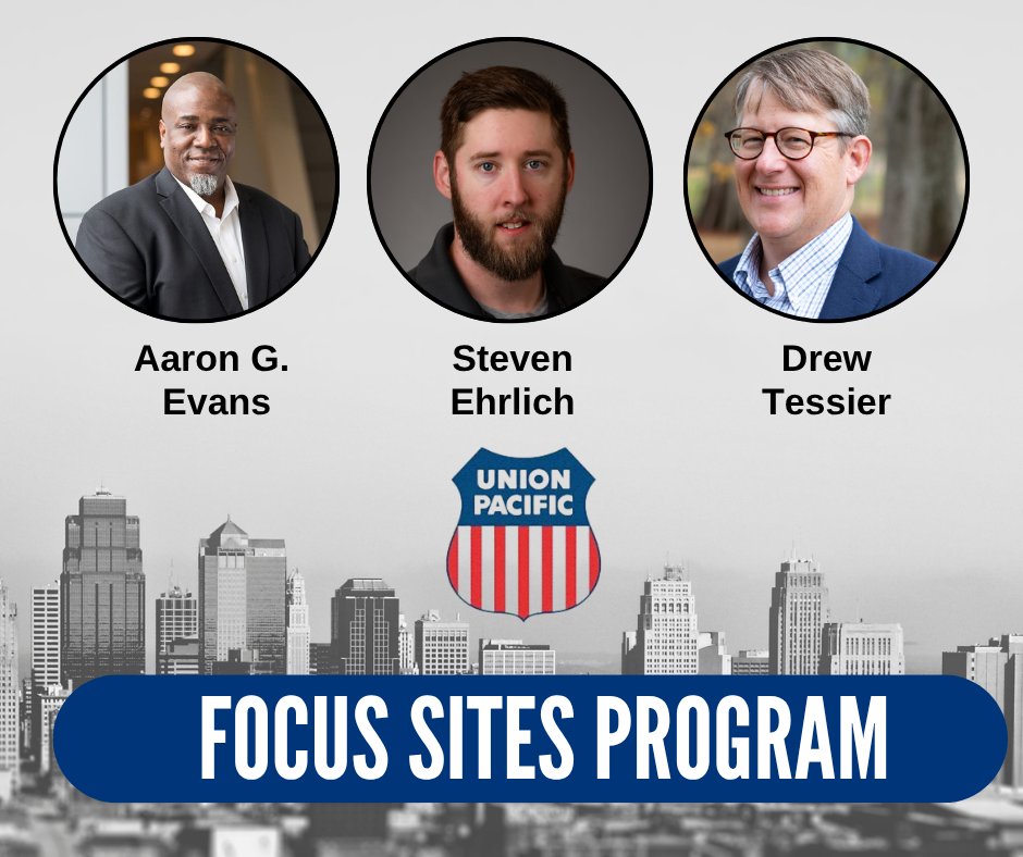 _AEDCE's tweet photo. AEDCE members: join us April 2 (10–11 a.m.) for a FREE Zoom webinar with Union Pacific on the Focus Sites Program and rail-served site competitiveness.

Email candice@aedce.org to register. https://t.co/QfQ8LTZNAW