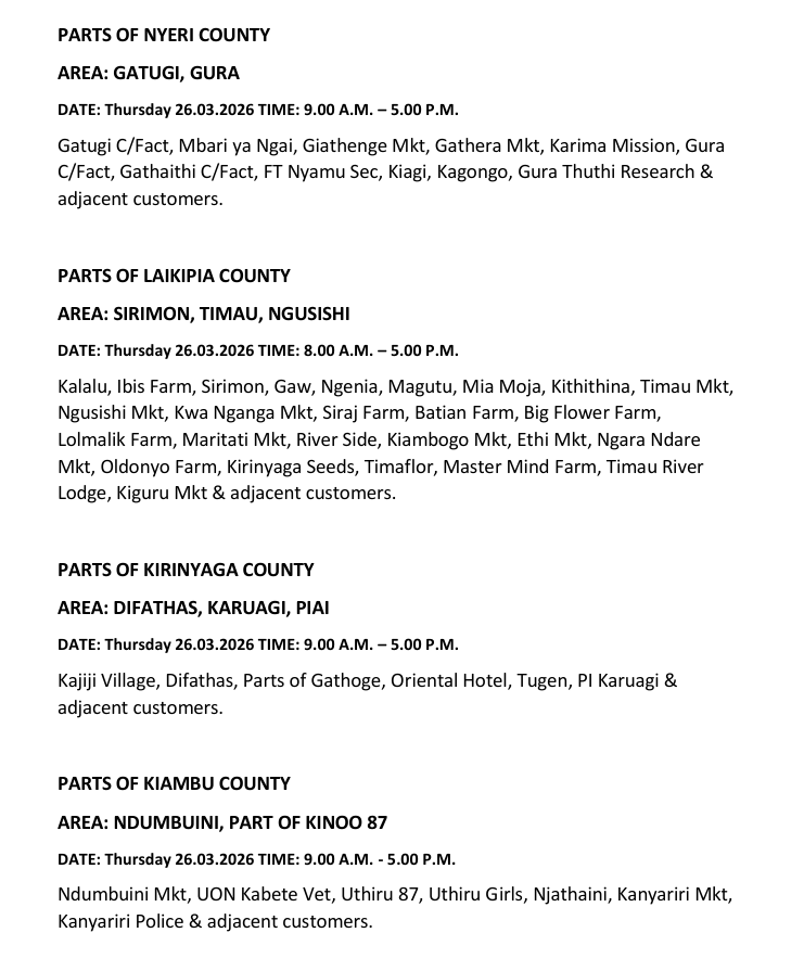 Kenya Power tweet media