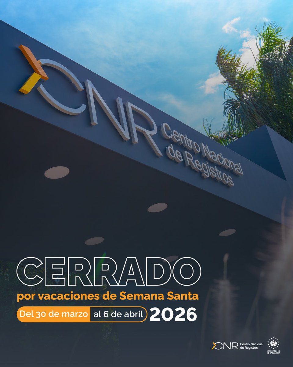 CNR El Salvador tweet media