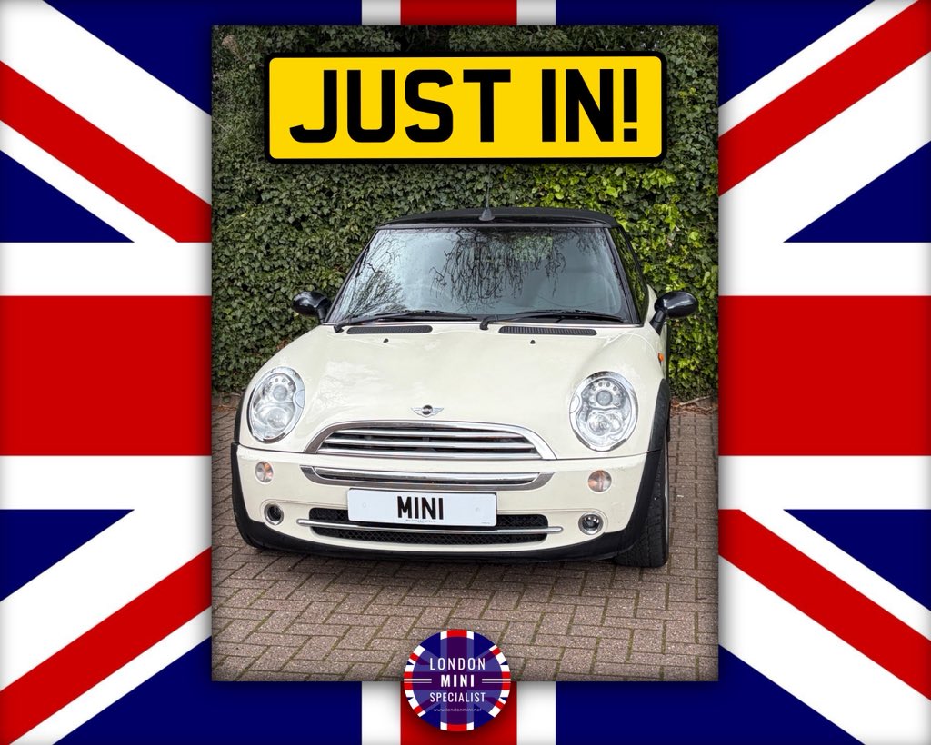 Londonmini1's tweet image. Just In:
🔹Mini Cooper 1.6L Auto
🔹Pepper White
🔹Full Leather Sport Seats
🔹Just 37,500 Miles
🔹Every optional extra
🔸Mini Specialists
🔸3 Month Warranty
🔸12 Month MOT 

More details on our website:
londonmini.net

#mini #minicooper #miniconvertible #londonmini