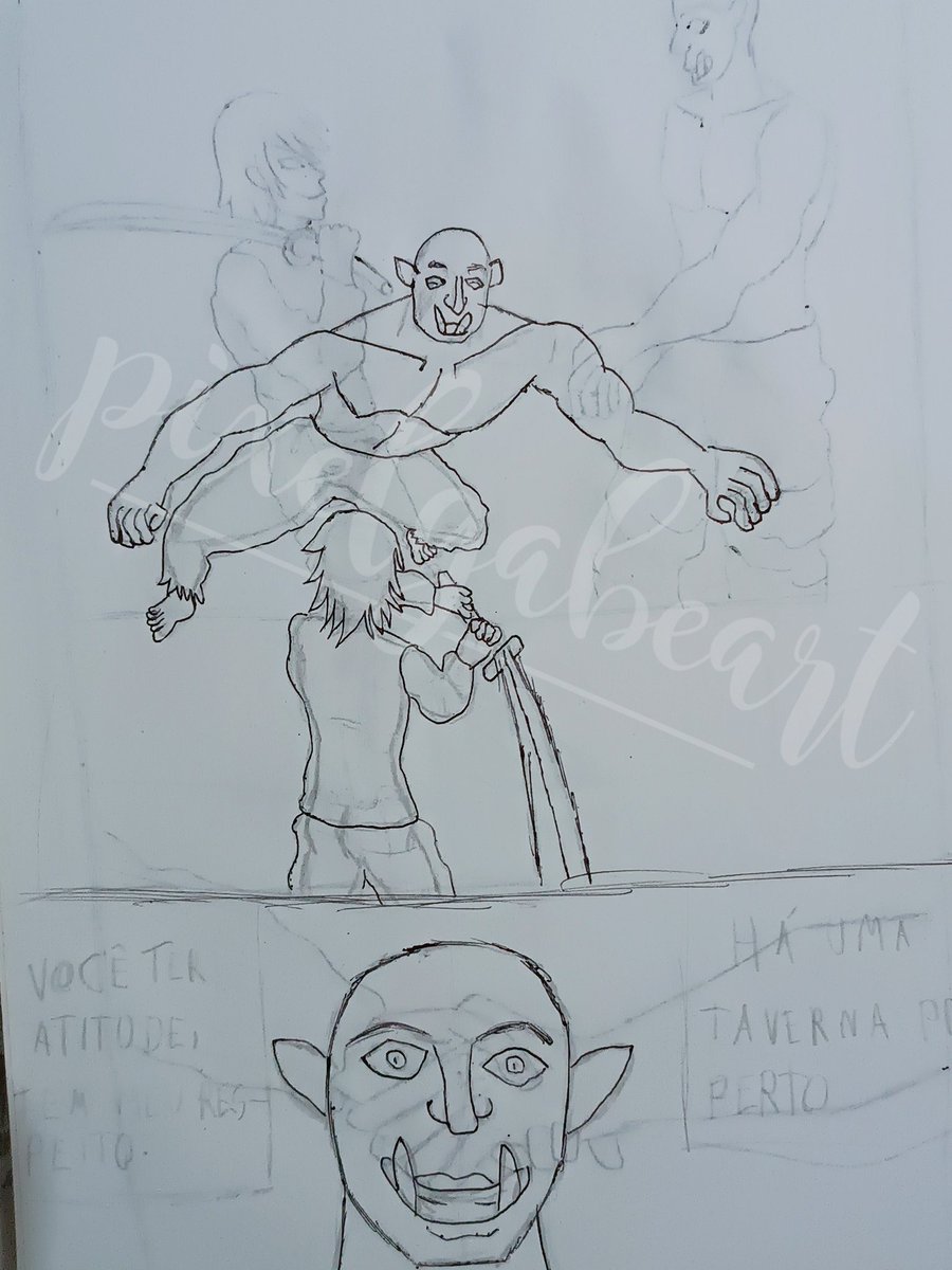 pixelgabeart's tweet image. More old works:
Orc and human after battle.
#art #orc #human #artmoots #Fantasy #sketchbook #oldwork  #traditionalart  #anime #drawings #ArtistOnTwitter #smallartist  #mangaart #manga #animeart