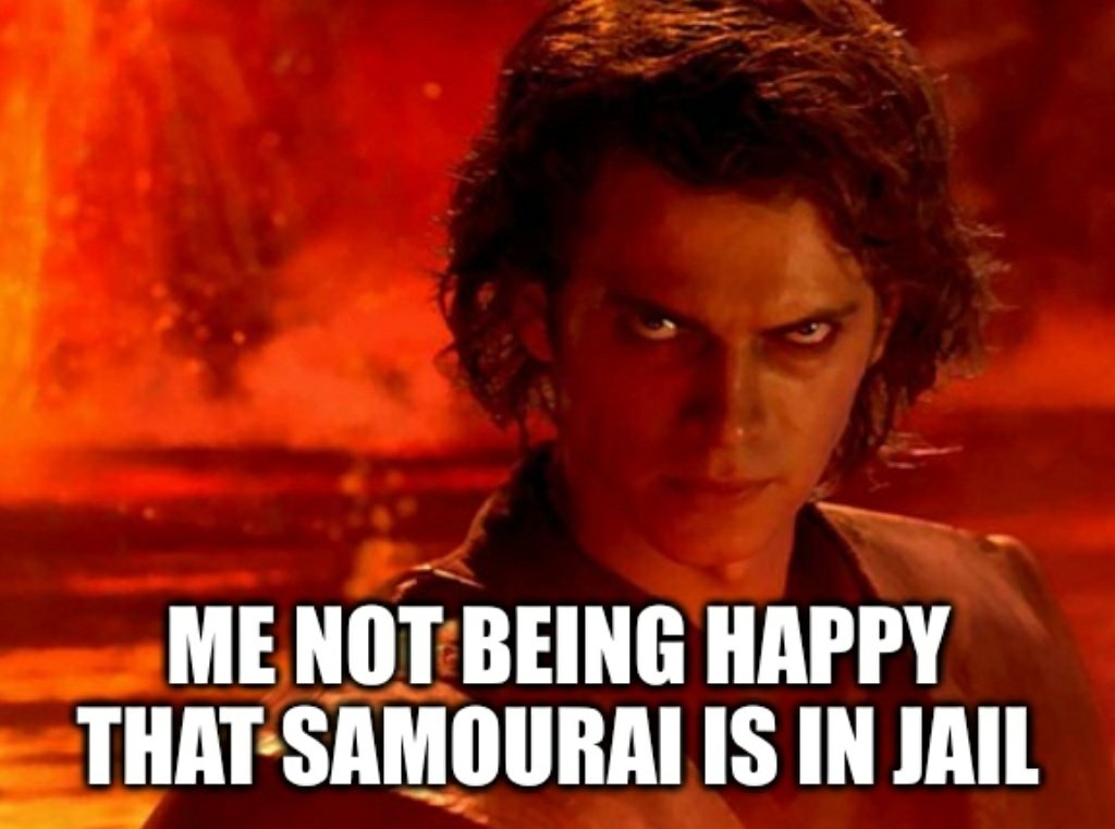 LarryLasermind's tweet photo. #PardonSamourai https://t.co/h66pfCTvVJ