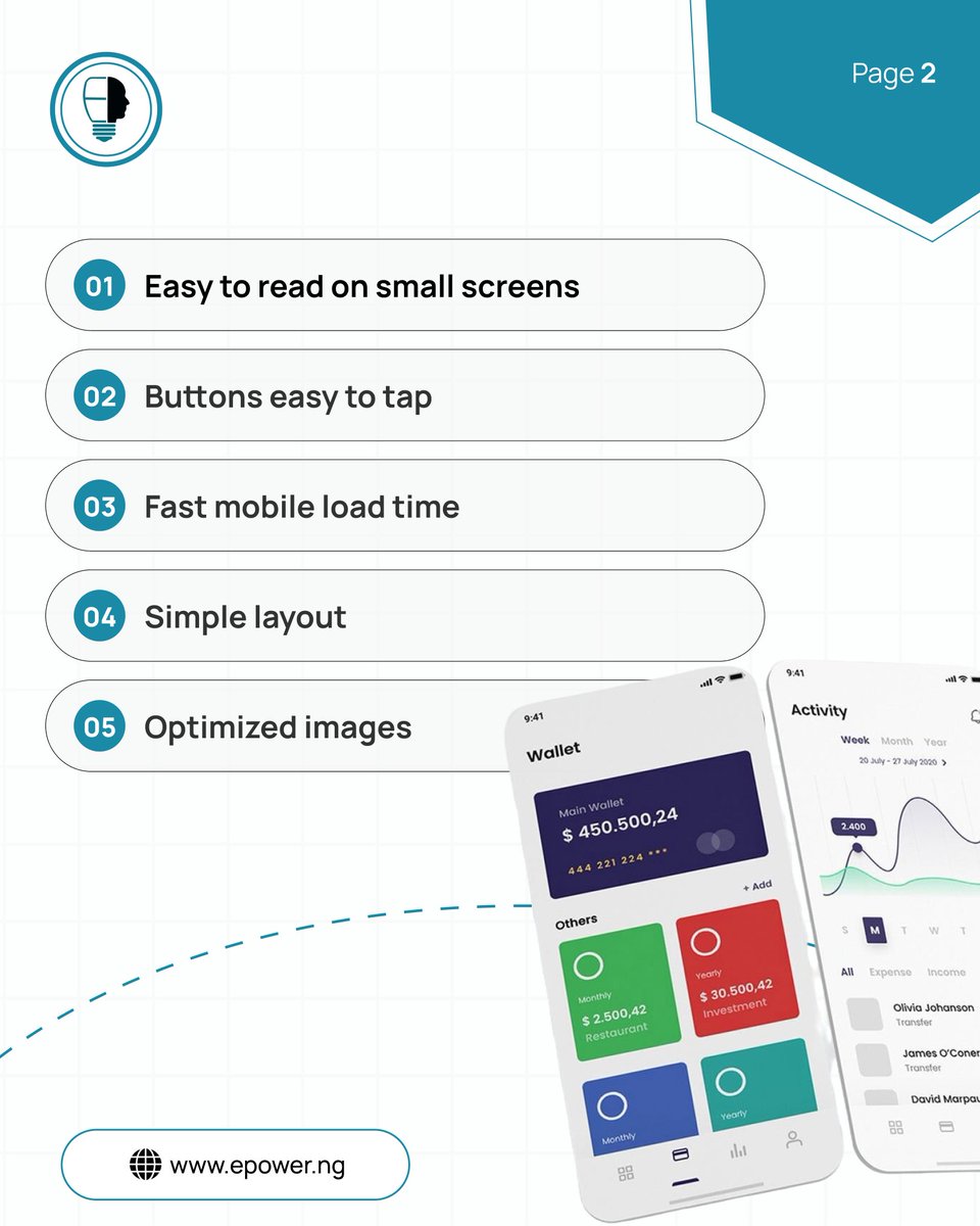 Most visitors browse on their phones.
If your website struggles on mobile, you are losing opportunities.
Send us a DM, and let’s redesign your website for mobile domination
#MobileDesign #EpowerNG #UXMatters #WebsiteOptimization #DigitalStrategy