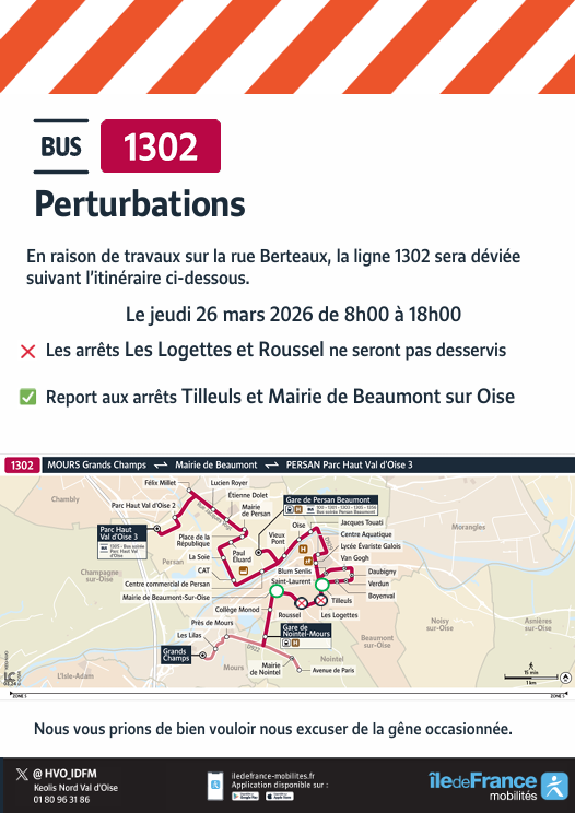 Bus Haut Val d'Oise tweet media