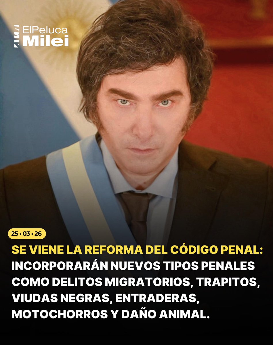 El Peluca Milei tweet media