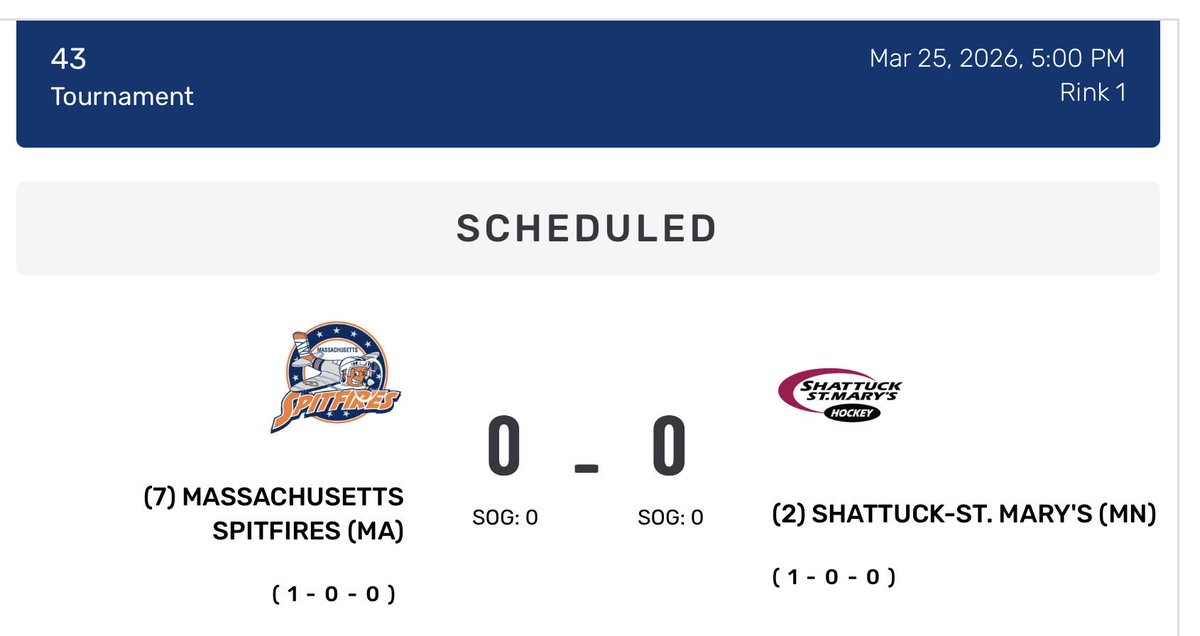 U19 MASpitfires T1 tweet media