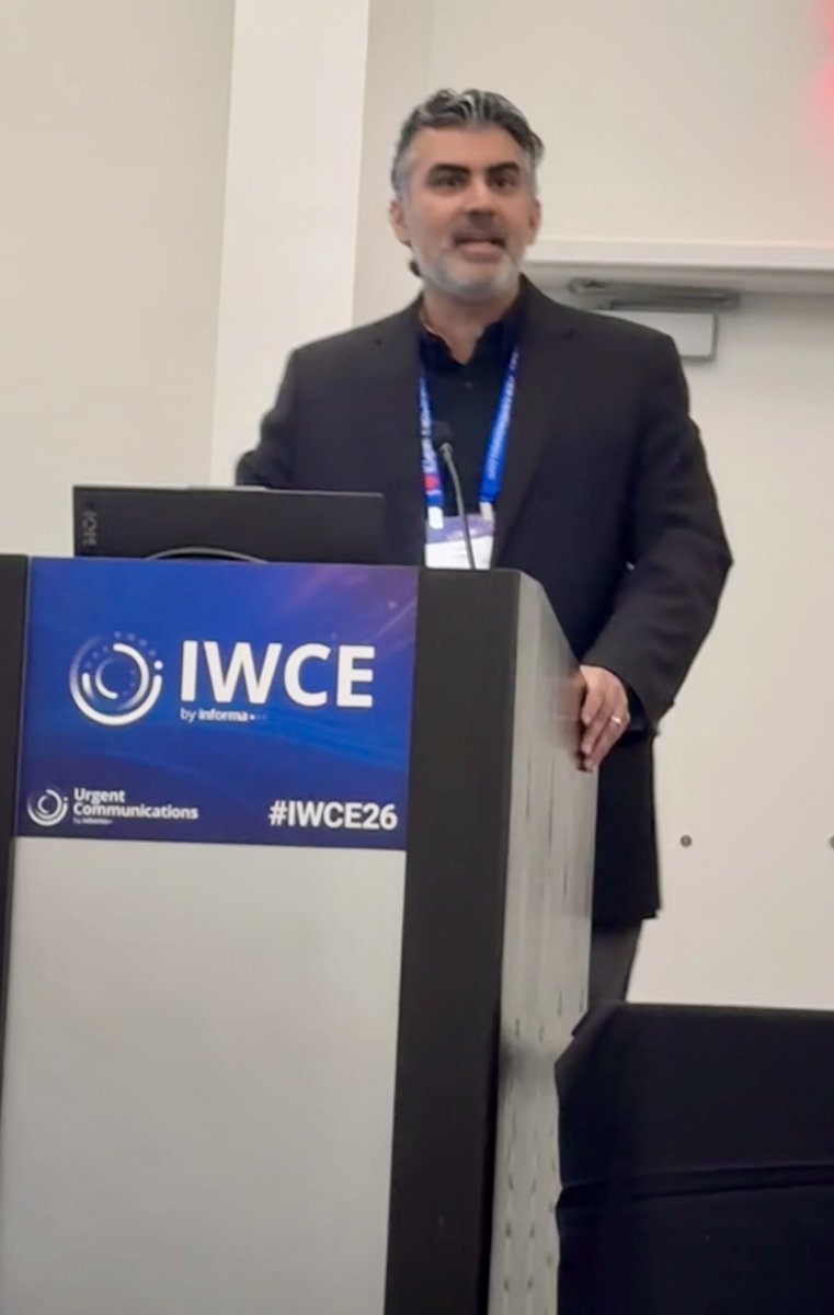 Fed_Eng's tweet photo. Associate Vice President of the LMR/Wireless practice, Rajit Jhaver, presenting at IWCE on a panel regarding new P25 products and services. https://t.co/k0FKSRdUQy