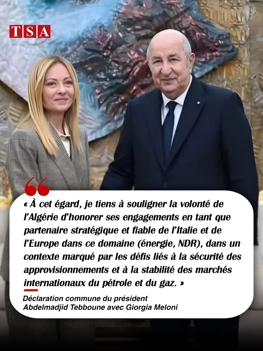 TSA Algérie tweet media