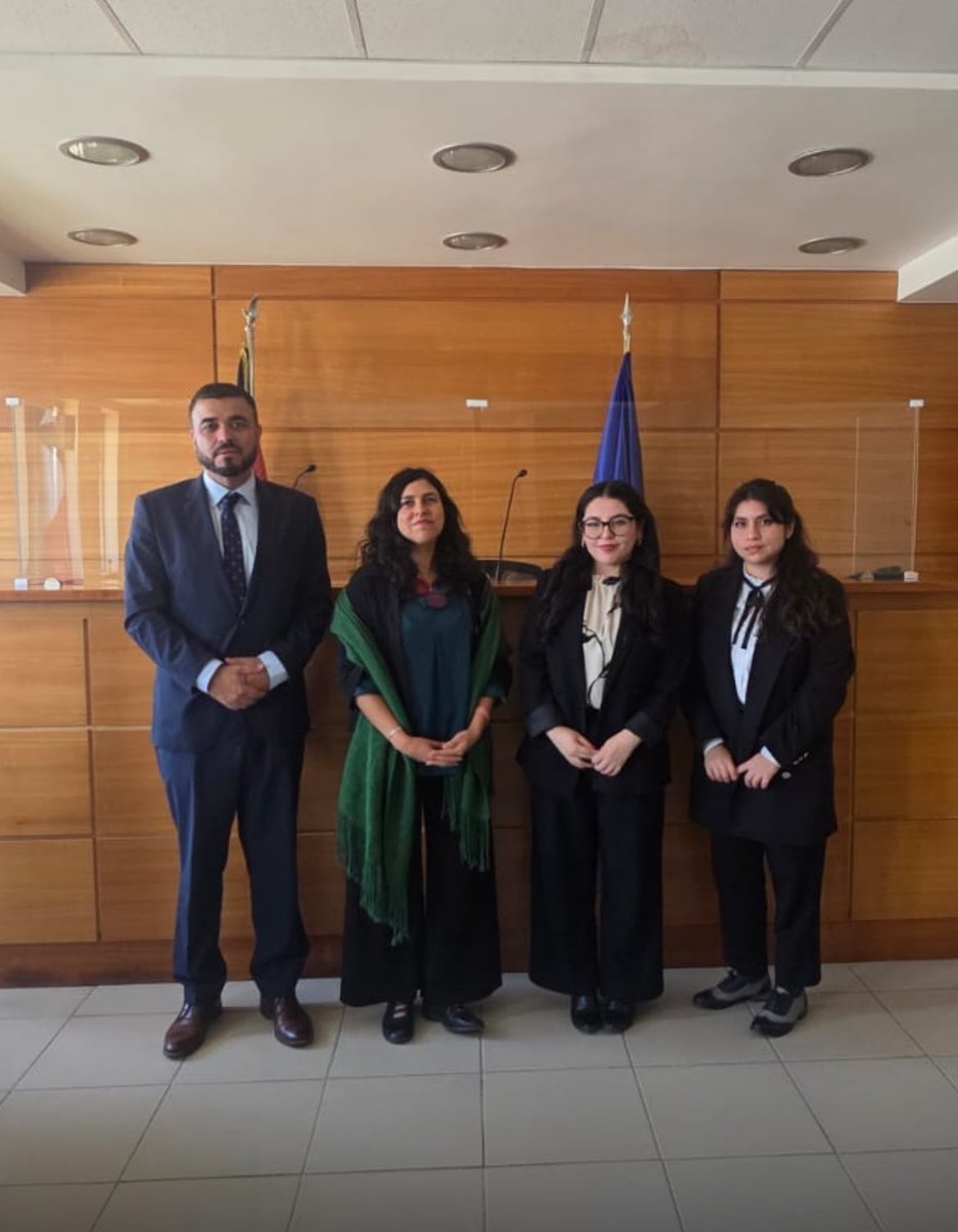 Las Estudiantes Maria José Santander y Valentina Vicencio inician su pasantía en el Tercer Juzgado de Letras de Coquimbo, siendo recibidas por la magistrada Vesna Soré