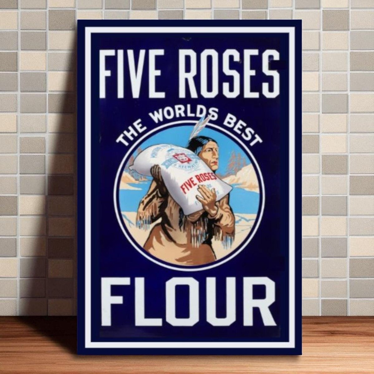 arlissbryant's tweet image. Retro Style 5 Roses Flour Sign – Vintage Country Kitchen Wall Art tuppu.net/f731ea8b #kitchenconnection #Etsy #VintageBakerySign