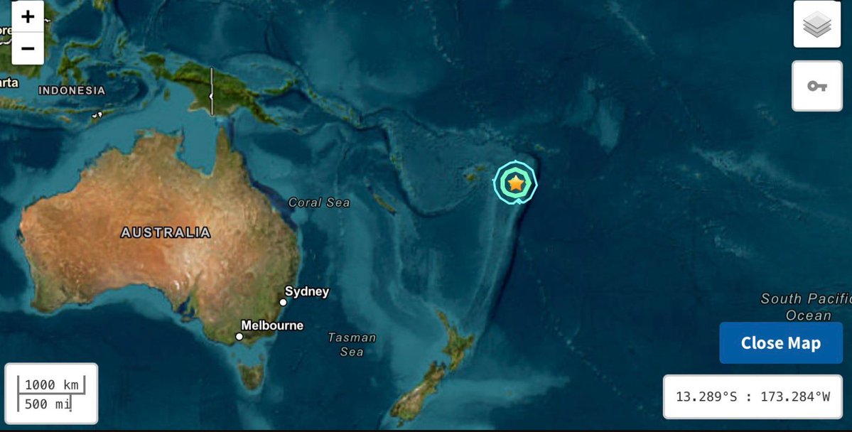 notipromar's tweet image. 🇹🇴🚨 Un terremoto de magnitud 7,6 sacude las aguas al norte de #Tonga

Un terremoto de magnitud 7,6 sacudió este martes las aguas al norte de Tonga, país insular del Pacífico conformado por más de 170 islas, sin que de momento se haya informado de víctimas ni se haya activado la