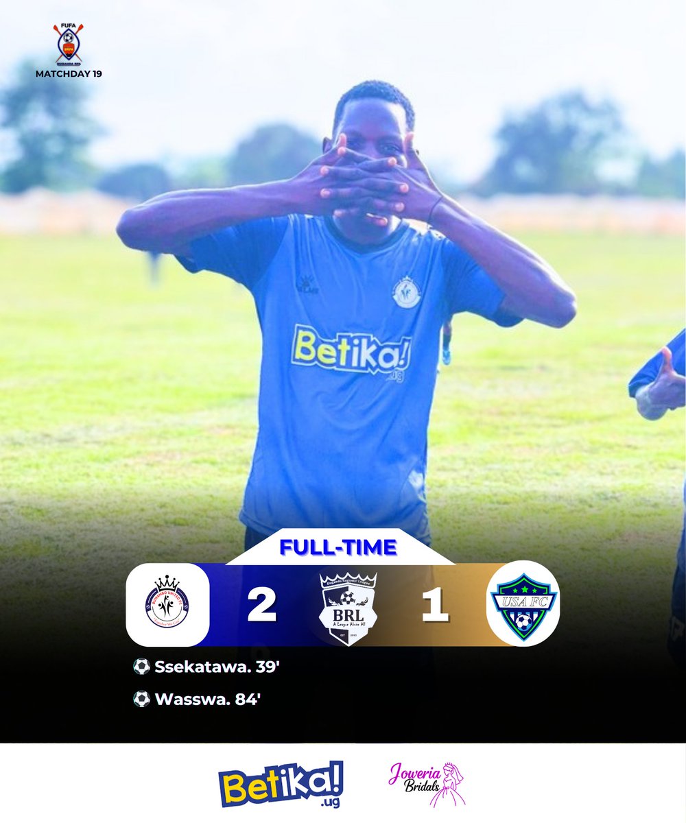 BuwamboUnitedFC's tweet photo. FULLTIME || BIG WIN 
Not an easy Win☺️!
#BuwamboUnitedVsUgaSportsArena
#MATCHDAY19
#BugandaRegionalLeague https://t.co/0fmIlvmXm7
