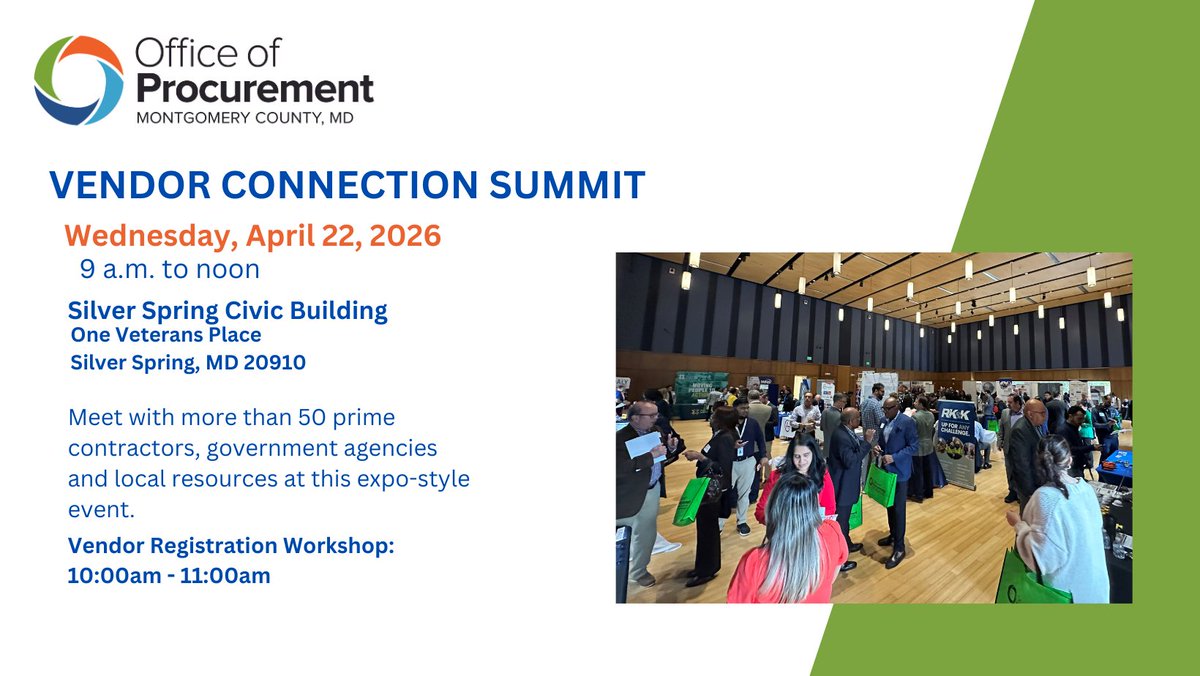 Montgomery County MD Office of Procurement tweet media