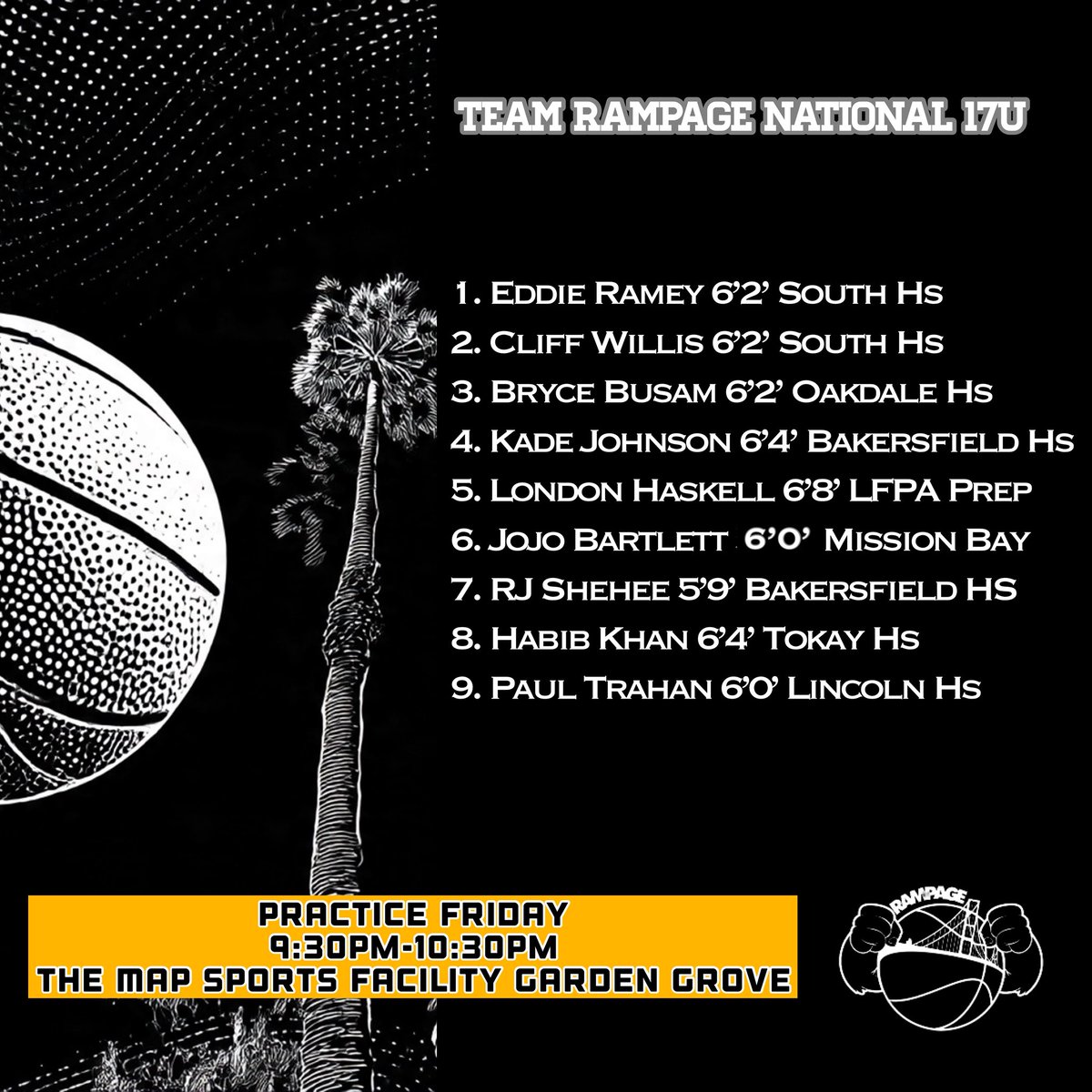 Team Rampage Basketball tweet media