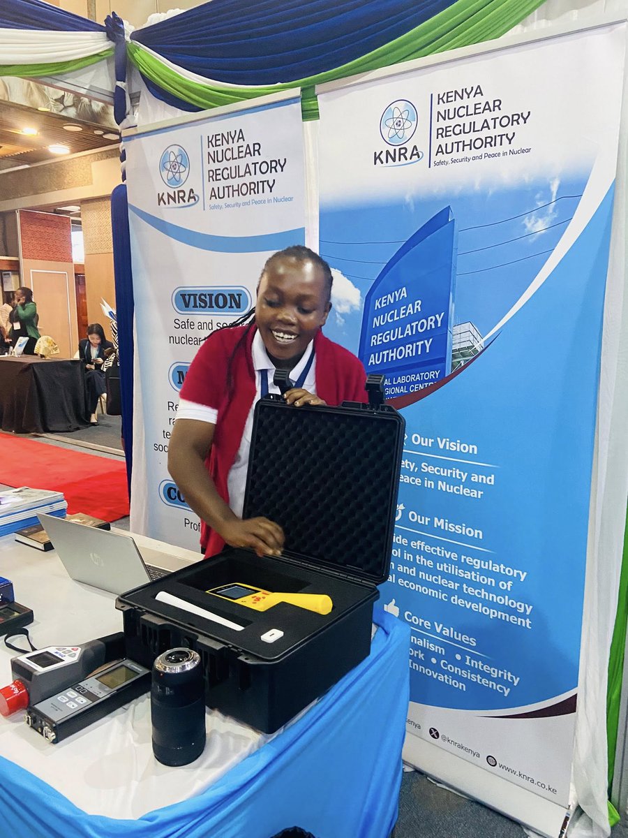 knrakenya's tweet photo. Kenya would pursue legislation focused on safety, including reviewing the institutional placement of the Kenya Nuclear Regulatory Authority (KNRA), which is currently domiciled in the Health ministry.
The President was received by Energy CS Opiyo Wandayi, PS Alex Wachira, https://t.co/JZkkIIL3fA