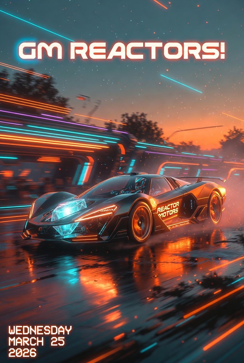 reactor_motors's tweet photo. GM REACTORS! 🏎☕️ https://t.co/TjcvpcylRO