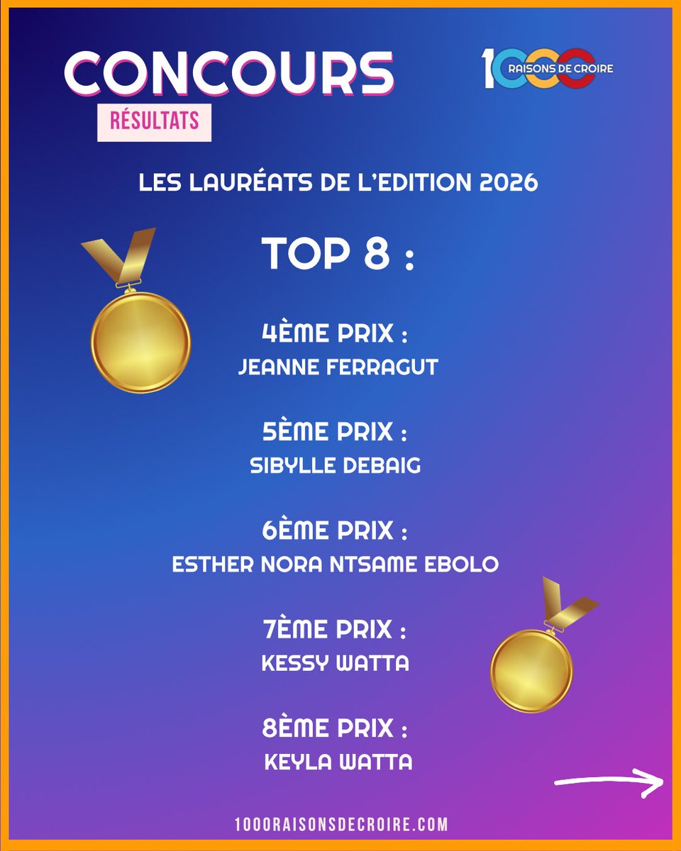 1000 Raisons de Croire tweet media