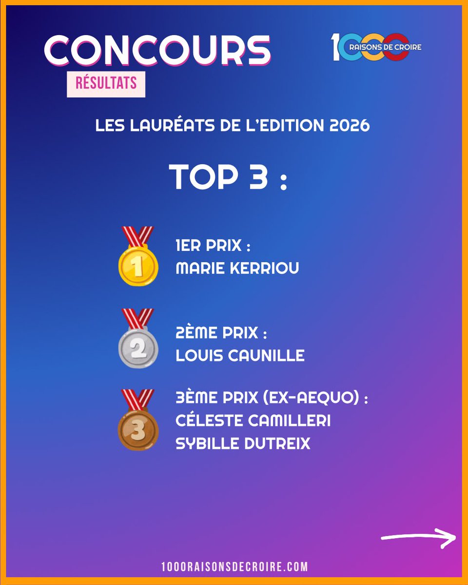 1000 Raisons de Croire tweet media