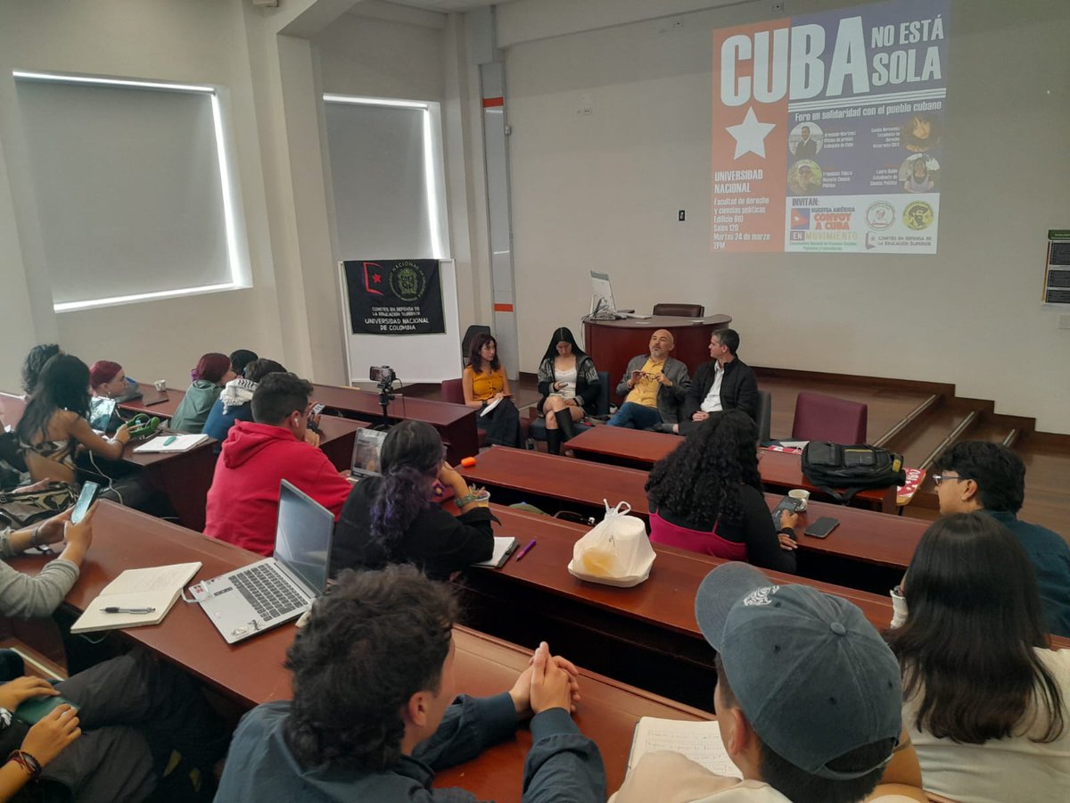 Embajada de Cuba en Colombia tweet media