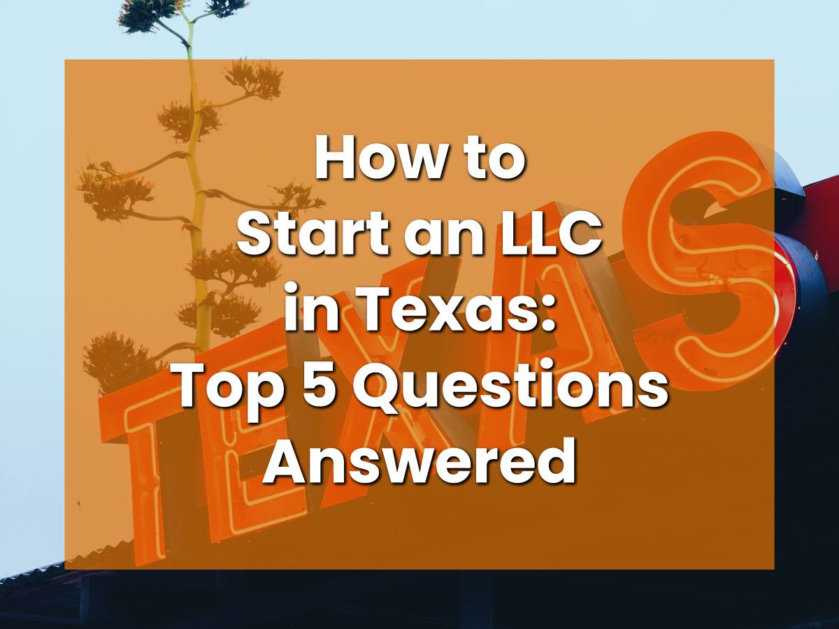 MyCompanyWorks's tweet image. Find out how to start an LLC in Texas with answers to the top 5 questions. mycompanyworks.com/how-to-start-a… #llcformation #applyforllc #getllc #formllc #leanstartup #entrepreneur #smallbusiness