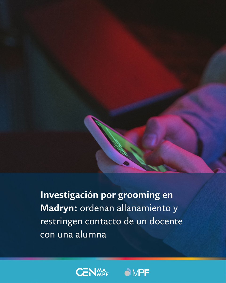 Investigación por grooming en Madryn: ordenan allanamiento y restringen contacto de un docente con una alumna

Nota completa en mpfchubut.gov.ar/centro-de-noti…