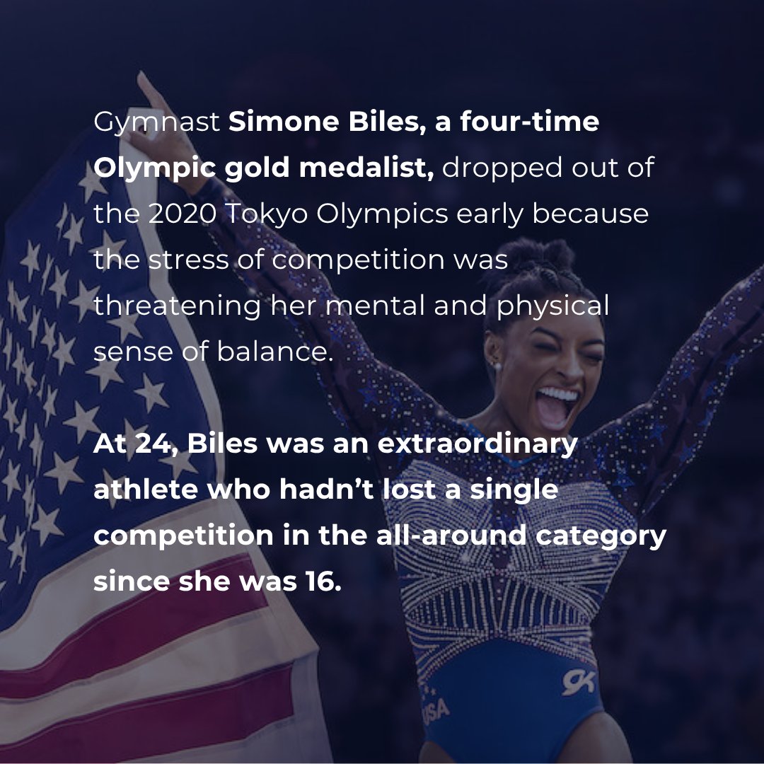 RudermanFdn's tweet image. You can't change the world if you're running on empty. Activism is a marathon, not a sprint.

As Simone Biles showed us, stepping back for your health isn't a distraction; it's a requirement for long-term success.

#Activism #MentalHealth #FindYourFight