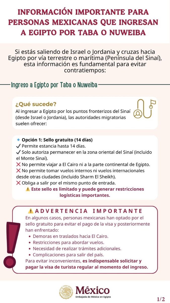 Embajada México en Egipto tweet media