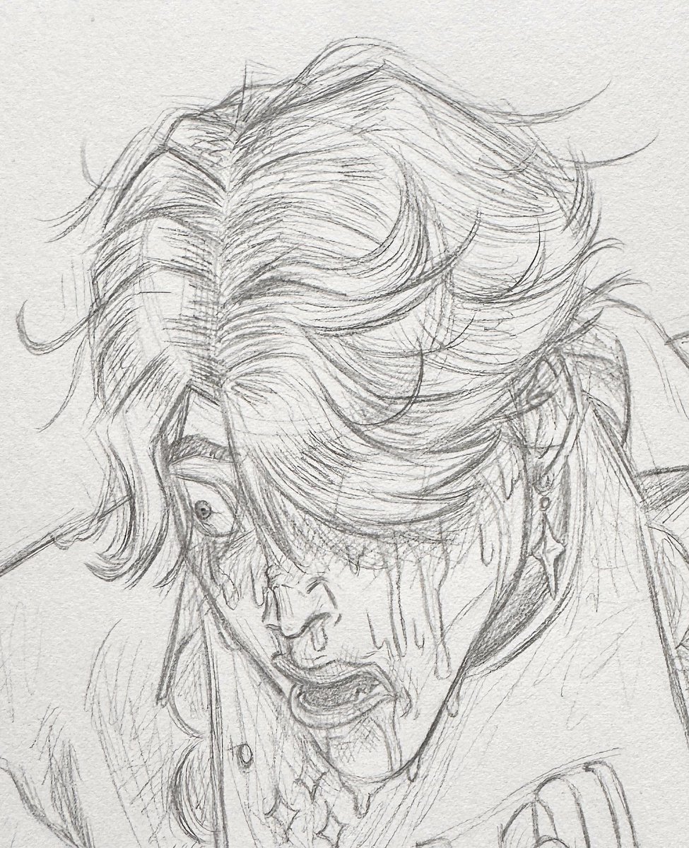 Day 10 of drawing Jinu (10 out of 30) 🖤 he looked too pretty and composed so I fixed that 😌 someone get this poor man a tall glass of sodiepop 😉
#jinusaja #sajaboy #kpdhfanart #kpopdemonhunters