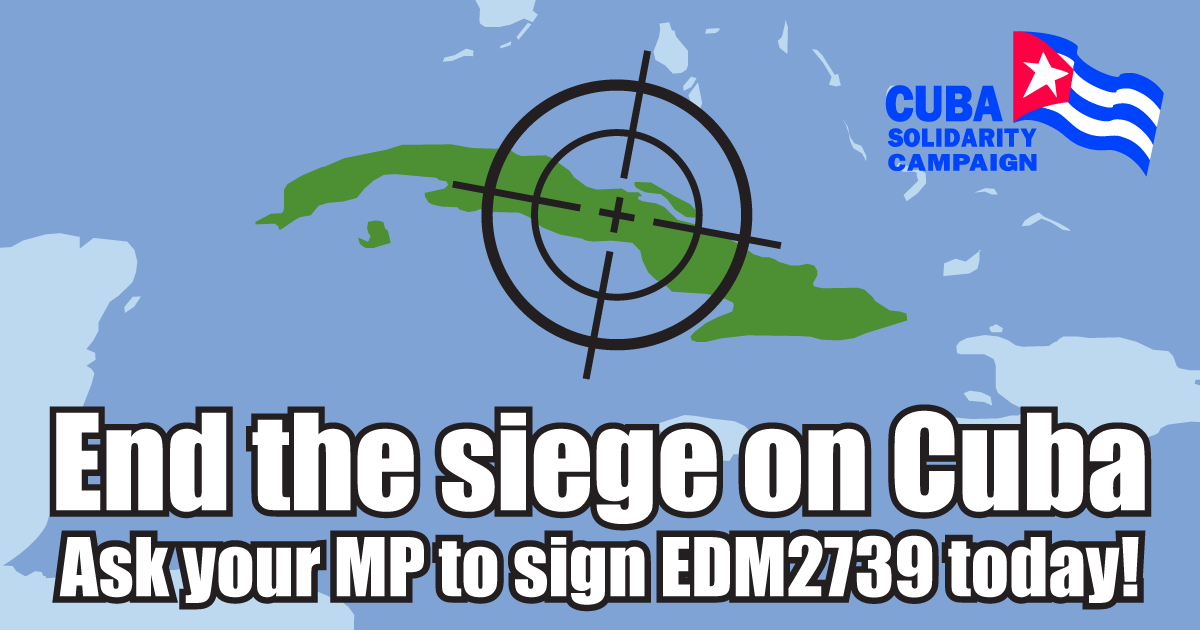 Cuba Solidarity Campaign tweet media