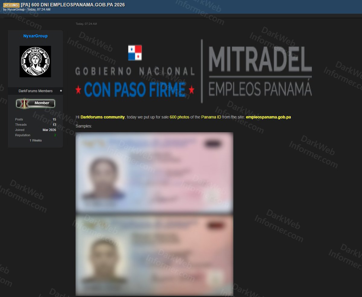 Dark Web Informer tweet media