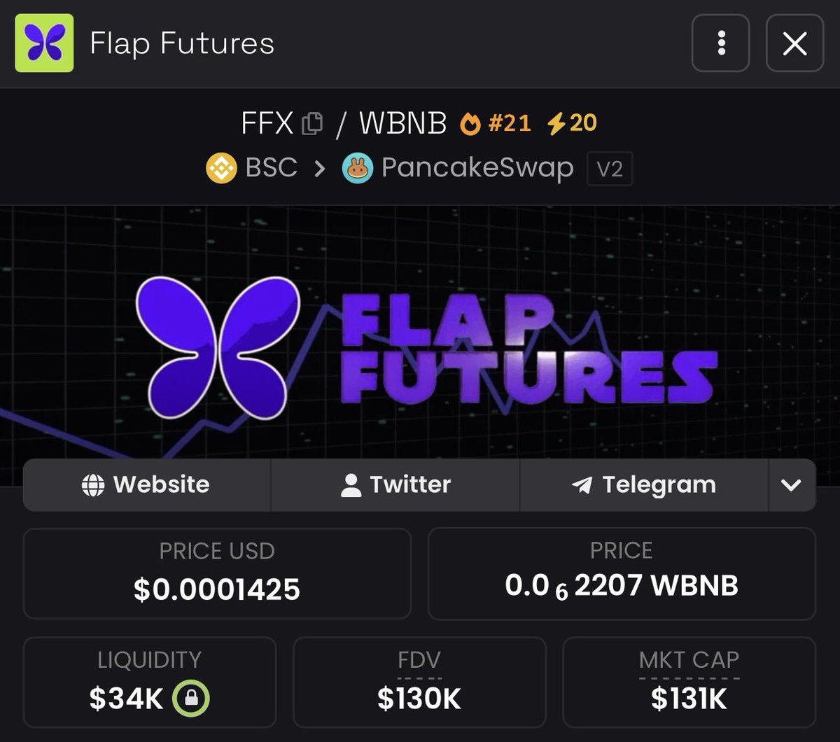 Flap Futures tweet media