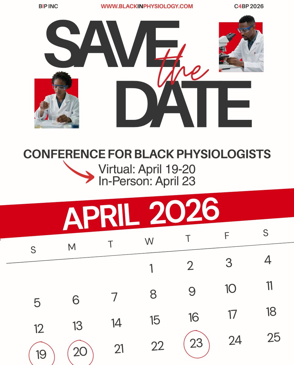 Black in Physiology tweet media