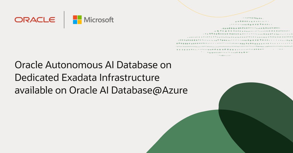 Oracle .NET Team ⭕ tweet media