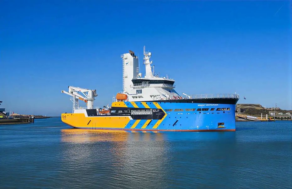 fuelcellsworks's tweet image. Damen and Windcat launch Windcat Amsterdam, Europe’s first Elevation series CSOV. Built in Vietnam, it hosts 120 people and supports offshore construction, commissioning &amp;amp; maintenance.

#Offshore #WindEnergy #Maritime #EnergyTransition

fcw.sh/B2tUx8