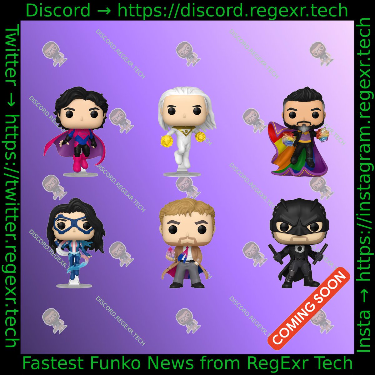 Coming Soon: DC Comics DC Comics Pop! Constantine (Pride), Extrano, Jonathan Kent, Dreamer, Midnighter, Apollo PREORDER HERE: reddit.com/r/funkopop/com…