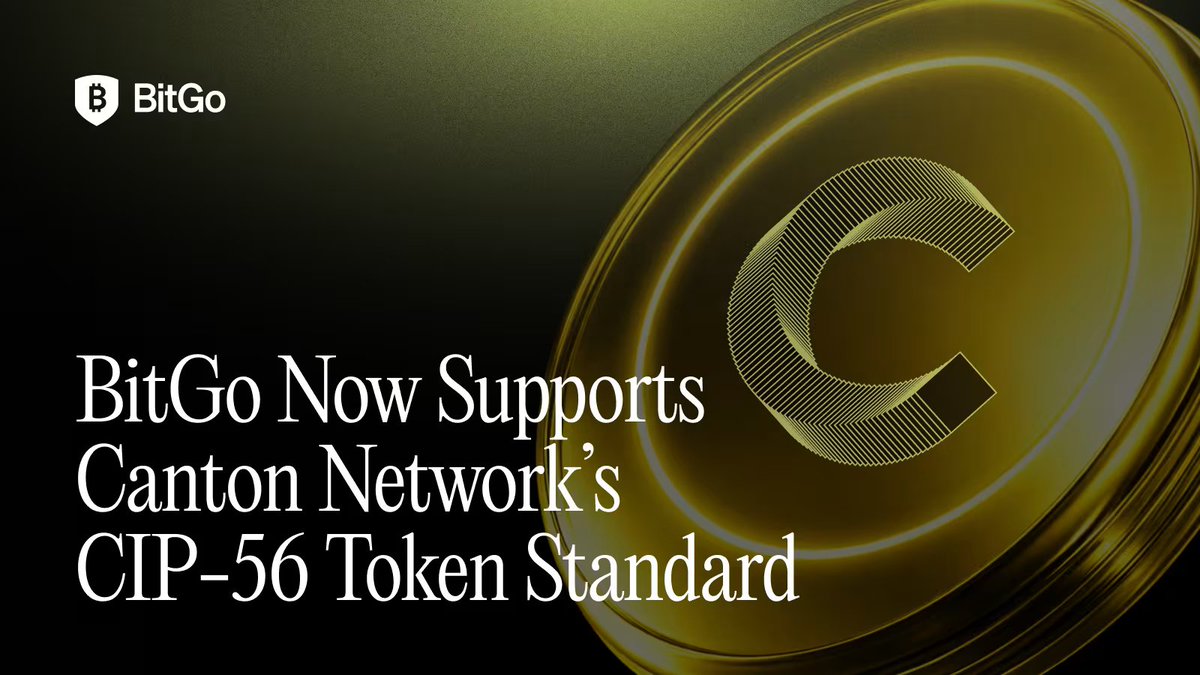 BitGo has expanded its @CantonNetwork infrastructure to support CIP-56 ...
