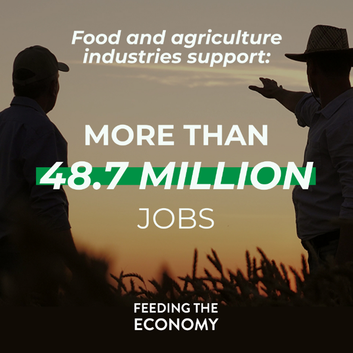 ASA_Soybeans's tweet photo. Nearly 20% of U.S. economic output comes from food &amp; agriculture. That’s more than $10 trillion in economic activity, an increase of nearly 10% from 2025. Every ZIP Code in the country is touched by these industries. https://t.co/dR4yiqLKsM https://t.co/aLO9F23uVZ