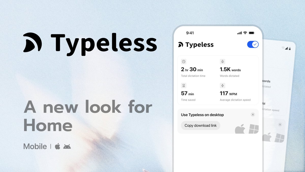 Typeless tweet media