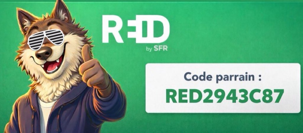 ParrainBoursoB's tweet photo. 📱 Envie de payer moins cher ton forfait ?
Avec @REDbySFR, profite du parrainage sur RED by SFR 👇
Code promo à saisir : RED2943C87
💸 -10€ sur les offres mobile
🏠 -15€ sur les box internet
🚀 Une bonne façon de réduire ta facture
#REDbySFR #SFR https://t.co/msRd8rJi3b