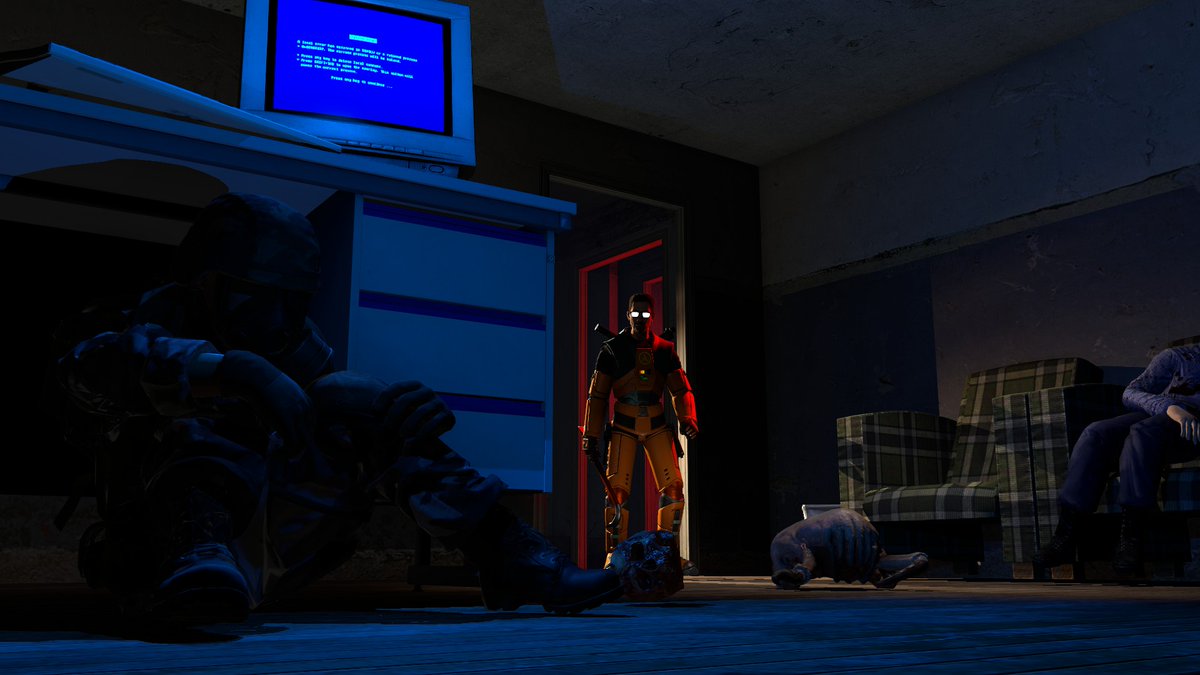asd48021's tweet photo. Don't make a sound, he can hear you
#halflife #hl #gmod #gmodartwork #halflifefanart https://t.co/UkKxeO5Lsl
