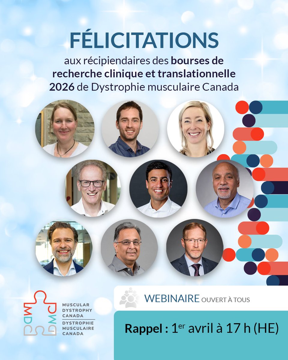 Dystrophie musculaire Canada tweet media