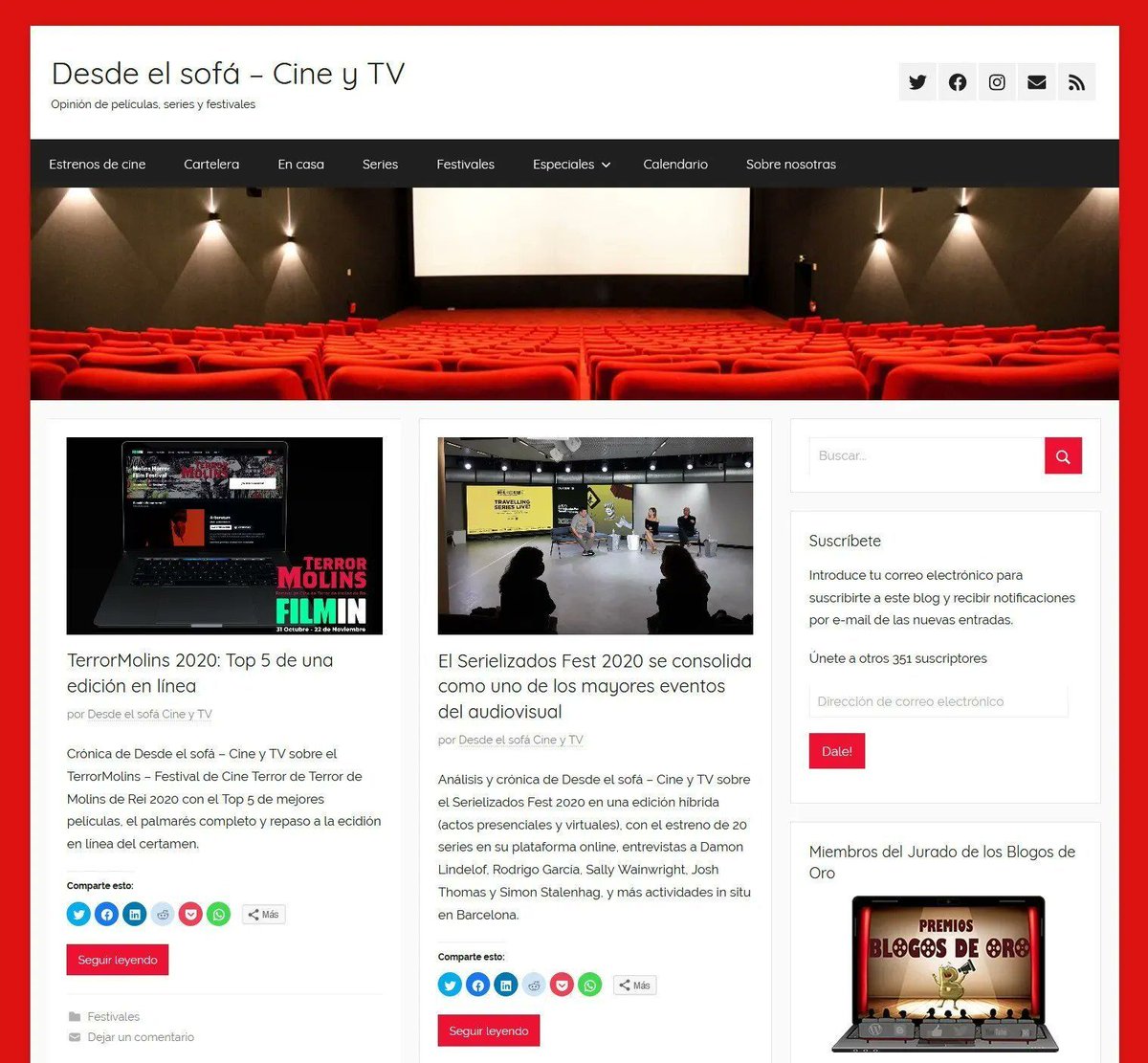 Desde el sofá - Cine y TV tweet media