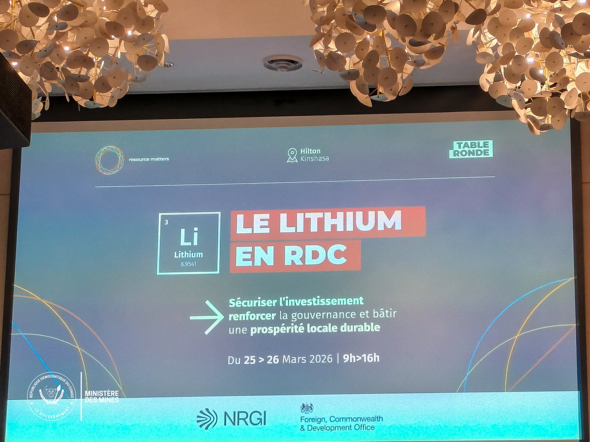 Ministère des Mines - RDC tweet media