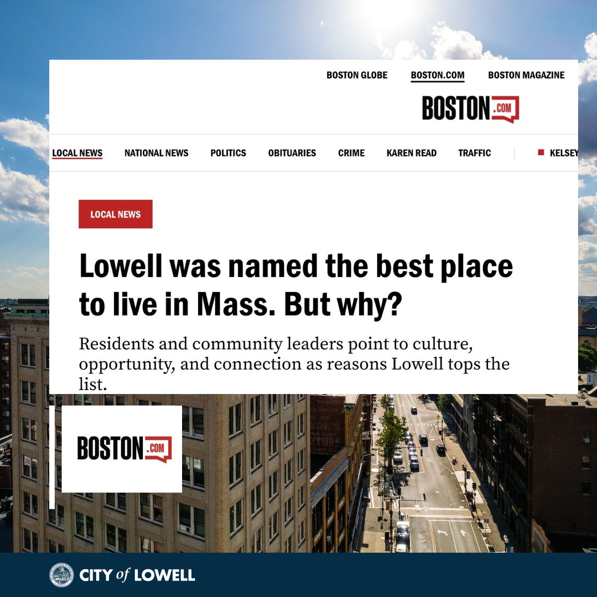 City of Lowell, MA tweet media